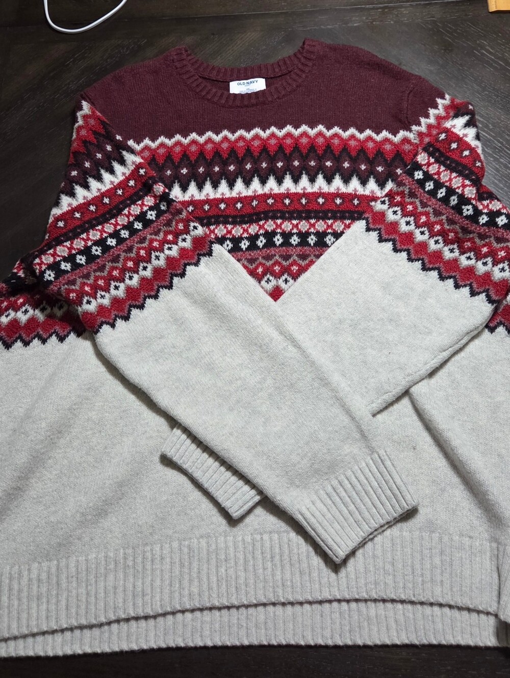 Old Navy SoSoft Fair Isle Crewneck Sweater – Size XXL – New With Tags